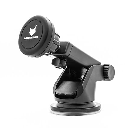 mobilefox® Universal 360° Auto KFZ Halter Armaturenbrett Saugnapf Magnet Halterung Handy Smartphone