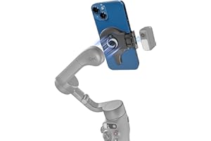 OM Magnetic Mount for DJI Osmo Mobile 8/7P/7 Gimbal Stabilizer, Double-sided Magnetic Quick-Release Mount Retractable Extensi