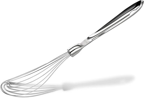 All-Clad T134 Stainless Steel Flat Whisk / Kitchen Tool, 13-Inch, Silver –