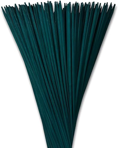 Radworx 100 Pack Bamboo Plant Support Sticks 30cm - Weather Resistant Canes