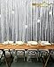 Silver Sequin Backdrop Shimmer Backdrop Sequin Fabric Photography Backdrop Birthday Party Backdrop Wedding/Photo Silver Glitter Backdrop Curtain Shimmer Wall Backdrop (20FTX10FT)