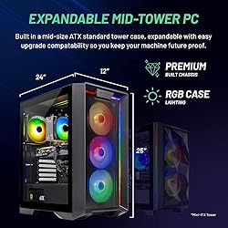 Skytech Gaming Nebula Gaming PC Desktop – AMD