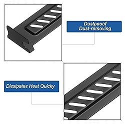 MECCANIXITY 12PCS Black PCI Slot Cover Dust