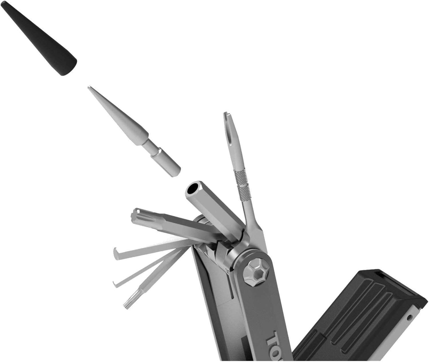 Topeak Tubi 18 Multi Tool with Integrated Tubeless Tyre Functions, Black, 7.6 x 4.1 x 1.8 cm - Image 4