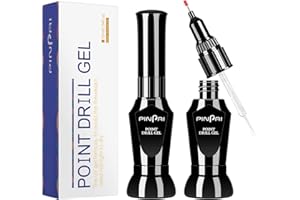 Ownest 2Pcs 10ml Nail Rhinestone Glue Set, 3D Gel Nails Art Design, Cured Need Nail Gem Glue, Super Strong Adhesive for Charm Gems Crystal Diamond Jewelry, Decoration DIY Manicured at Home