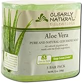 Clearly Natural Glycerine Soap Aloe Vera - 3 Bars