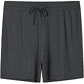 Latuza Men's 5 Inch Sleep Shorts Bamboo Viscose Pj Lounge Shorts with Pockets