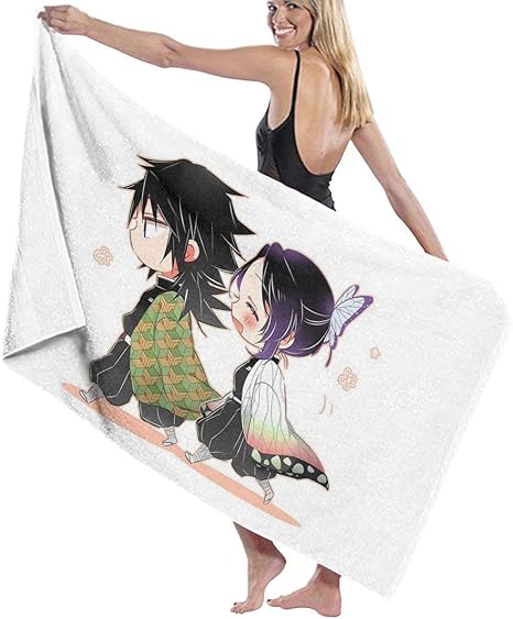 Amazon Co Jp 鬼滅の刃 バスタオル ビーチタオル ビーチマット 柔らか シャワー タオル 吸水 速乾 水泳 タオル 特大きい ホーム キッチン