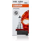 DAMA Automotive Lighting H8 Original Standard Halogen Headlight Bulb 64212 | 3000K, 12V, 35W, PGJ19-1 Base, Made in Germany