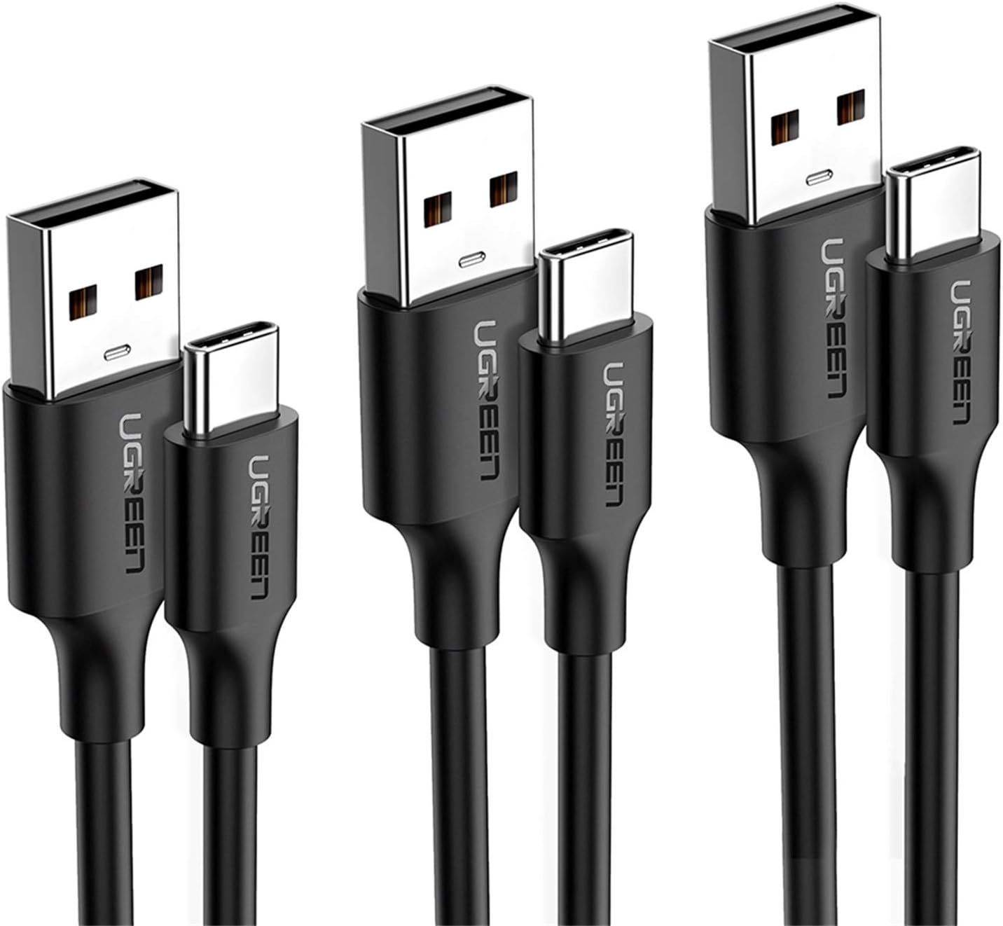 UGREEN Câble USB C 0.5M 1M 2M Lot de 3 Câble USB Type C Charge Rapide