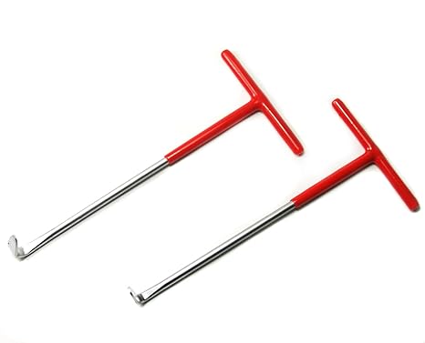 Craft-Equip 2 tlg. Auspuffgummi Ziehhaken Satz Abgasanlage Auspuff KFZ Werkzeug