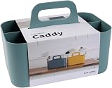 BLUE GINKGO Stackable Organizer Caddy Green Korean-Made Portable Tote