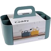 BLUE GINKGO Stackable Organizer Caddy, Rectangle, Green, Made in Korea | Portable. Adjustable. Home, Office &amp; School Storage.