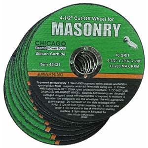 4-1/2 in. Cut-Off Wheels for Masonry 10 Pc by Harbor Freight Tools
