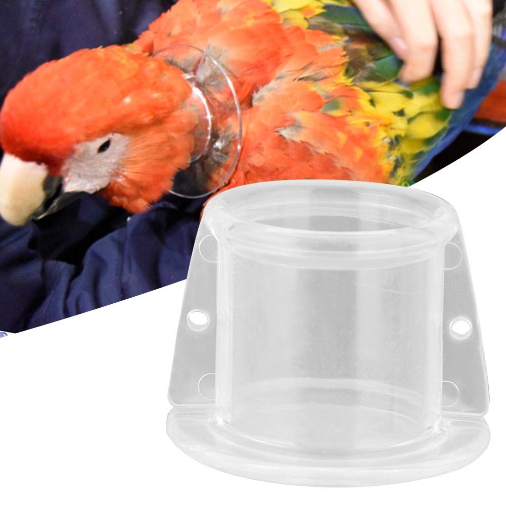 Anti-bite Bird Collar for Feather Picking, Healing Protective Neck Cover for Parrots and Birds (S)