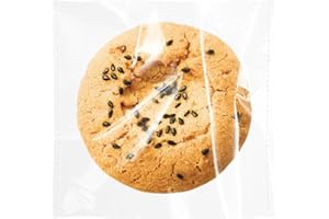 DTmasao Cookie Bags for Gift Giving,Self Sealing Cellophane Bags 4x4 Inches,Clear Resealable Cellophane Bags Self Adhesive Individual Cookie Bags for Packaging 200Pieces 4"x4"
