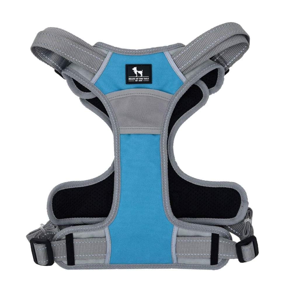 Heads Up For Tails HUFT Active Pet Dog Harness Light Blue Medium Amazon.in Pet Supplies