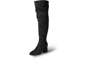 J. Adams Brandy Over The Knee Boot - Trendy Low Block Heel Suede Thigh High