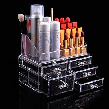 Buy Sypram Productions Acrylic 5 Drawer Cosmetic Makeup Jewellery