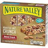 Nature Valley Granola Bars, Roasted Nut Crunch, Almond Crunch, 6 Bars - 1.2 oz (Pack of 6)