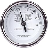 Baker T3109MSSP Maple Syrup Stem Thermometer, 3" dial, 9" stem