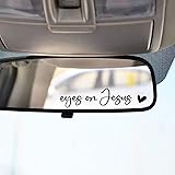 Christian Decal, Rear View Mirror Decal, Faith Car