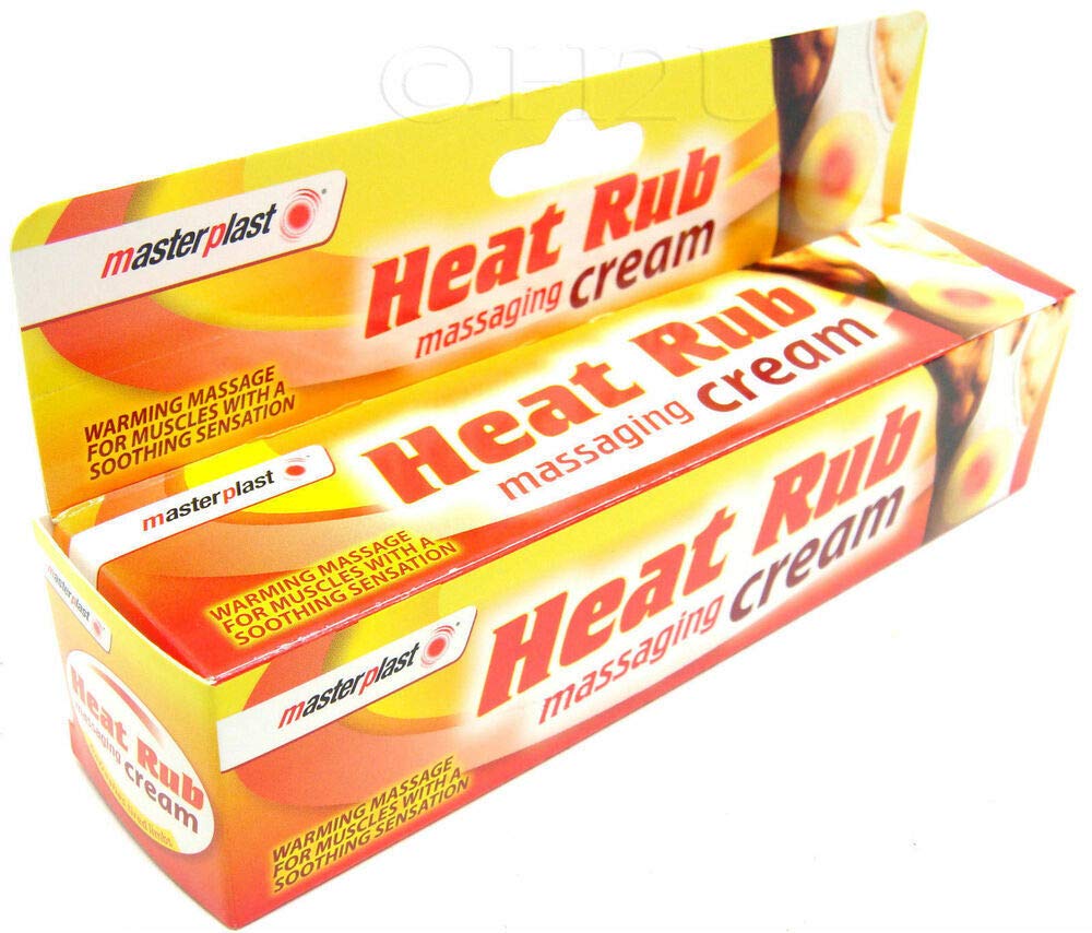 Masterplast Heat Rub | Massaging Cream, for Muscular Aches, Pains and Discomfort, 70G