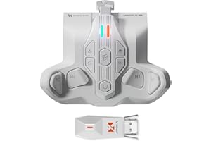 BIGBIG WON Wireless Back Button Attachment for Xbox Series X|S Controller, Armor-X Pro Mod Pack Playing on Xbox Series X|S/Xbox One/Switch/Win, 6 Axis Gyro Motion Aim|Turbo|Macro Controller Paddles