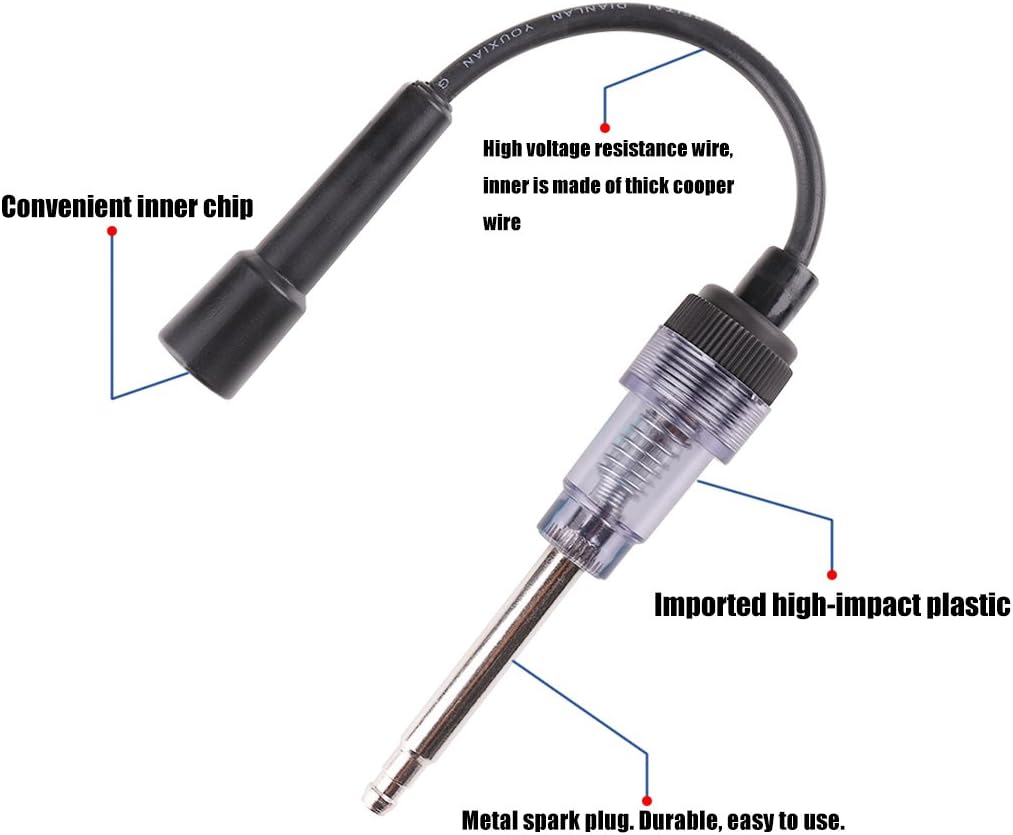 Pick Detector Malayas 6-12 Volt In-Line Spark Plug Pick Up Coil Tester Engine ...