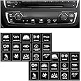 Yourkar 2 PCS Car Button Stickers, Funny Decorative Unused Buttons Console Stickers Labels, Novelty Stickers Decals for Automotive Control Dash, Universal Interior Car Accessories