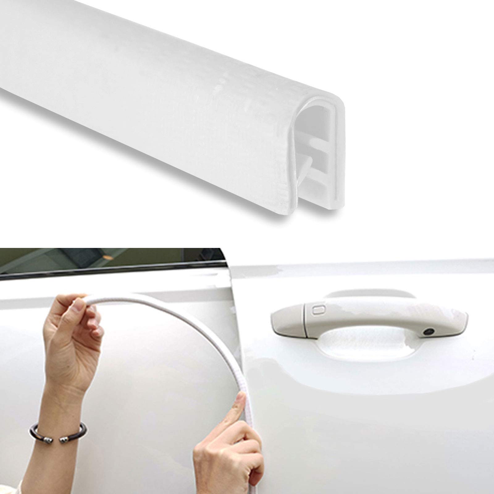 Buy Edge Trim UChannel Weather Stripping 1/2" X 3/8" Fit Gap 3/64