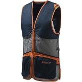 Beretta Unisex Full Mesh Shooting Vest - Breathable Lightweight Competition Vest with Cartridge Pockets &amp; Comfortable Fit