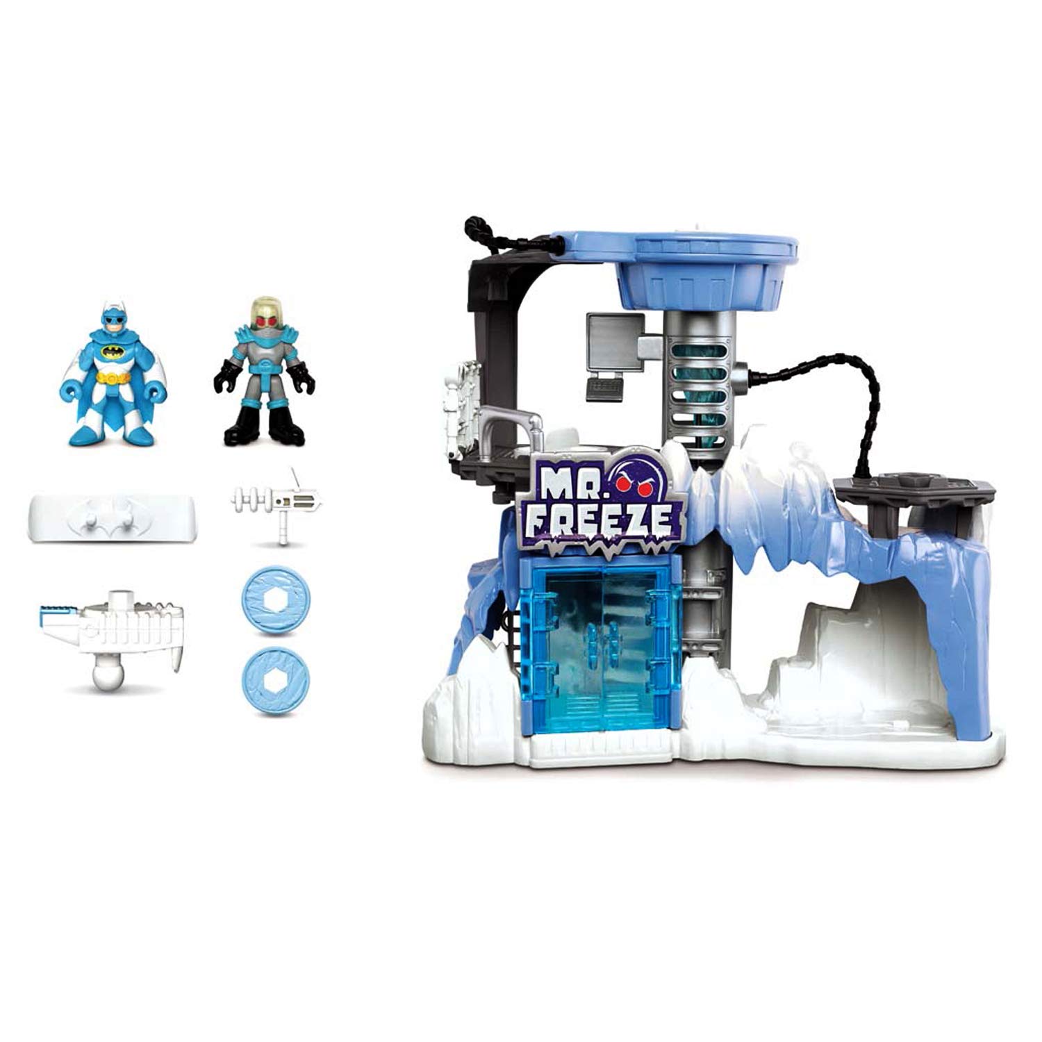 imaginext mr freeze headquarters