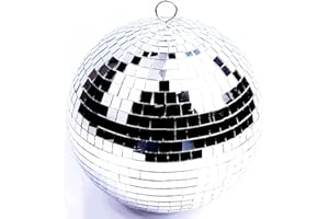 8"Mirror Disco Ball - Cool and Fun Hanging Party Disco Ball for Big Party Decorations, Party Design、Decorate