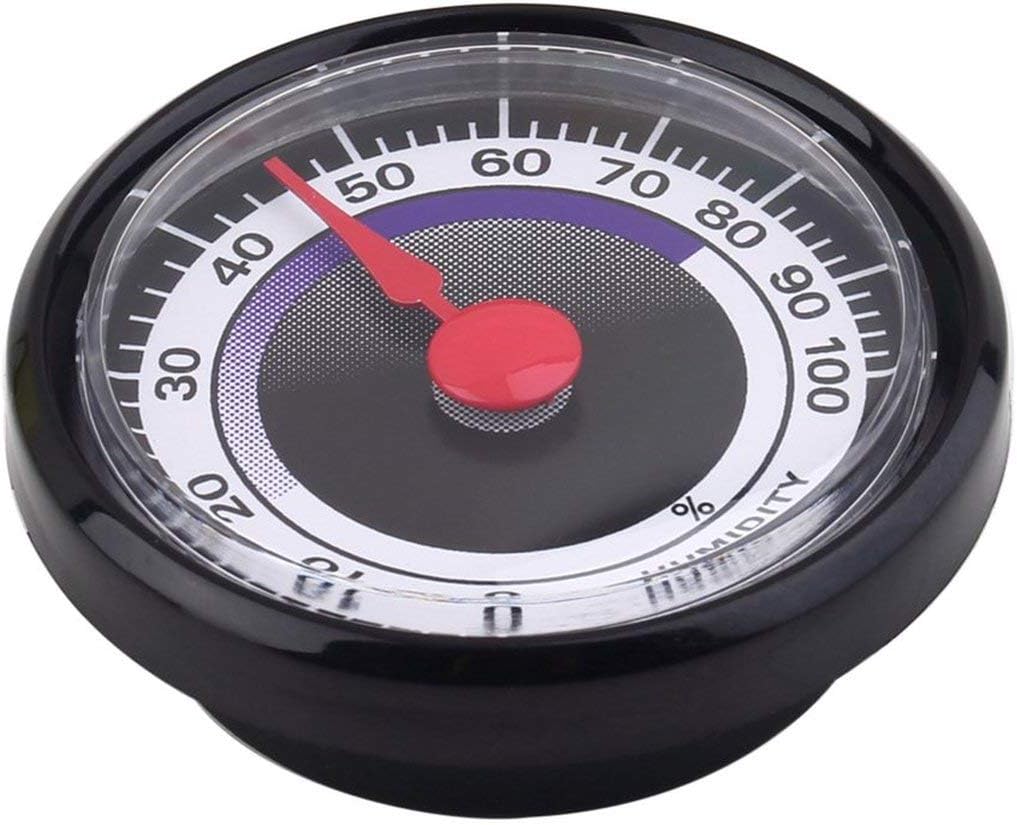 hydens 1 PC Mini Portable Accurate Durable Analog Hygrometer Humidity Meter Mini Power-Free for Indoor Outdoor Home Use