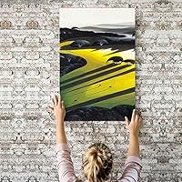 Canvas Wall Art Abstract Tree Canvas Prints Home Artwork Decoration for Living Room,Bedroom - 12x18 inches