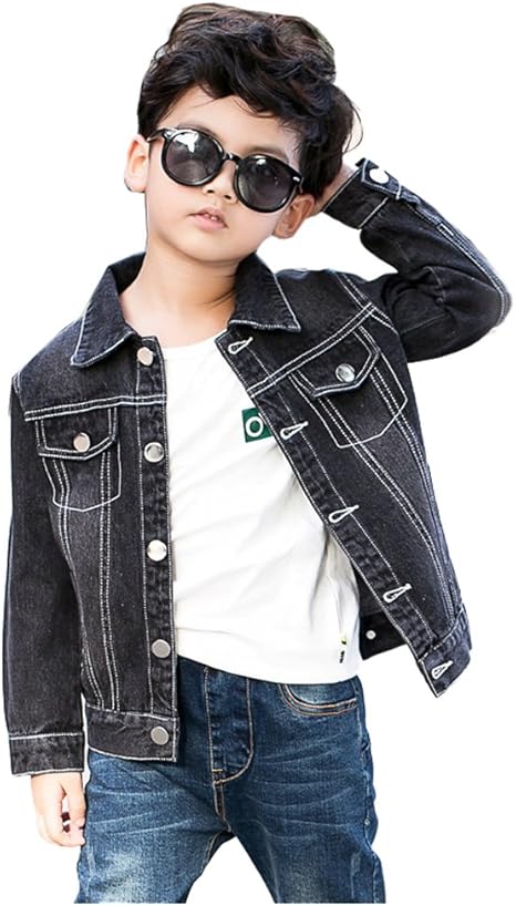 boys lined denim jacket