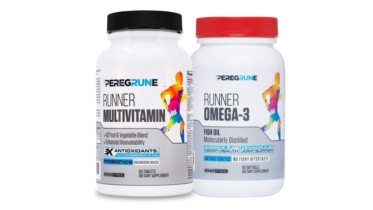 Runner Multivitamin & Omega 3 Bundle (1 Month Supply) | Antioxidants for Health & Recovery | Vitamin