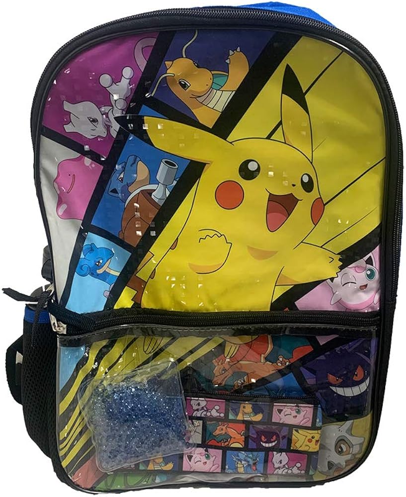 Pokémon Pikachu Backpack Set 5 Piece Amazon.ca Clothing & Accessories