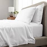 Cariloha Aloha Soft 4-Piece Sheet Set | White | Split King | Made from 100% Viscose derived from Bamboo | Introductory Sheet Line