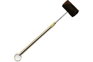 BENPAOBA Cigar Gold Multitool Dual Size Cigar Punches Cigar Holder (2 Packs) Draw Enhancer Twin Nubber Stainless with Key Ring Outdoor Travel with Bags Chain