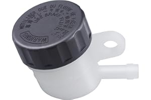 amavoler Master Cylinder Fluid Oil Reservoir Rear Brake Clutch Tank for Motorcycle Pit Dirt Bike ATV 4 Wheel QUAD Universal.