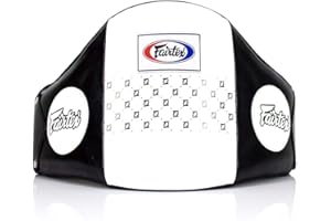 Fairtex BPV1 Muaythai Training Belly Pad | Core Protection for Coaches in Boxing, Muay Thai, Kickboxing | Syntek Leather |Max