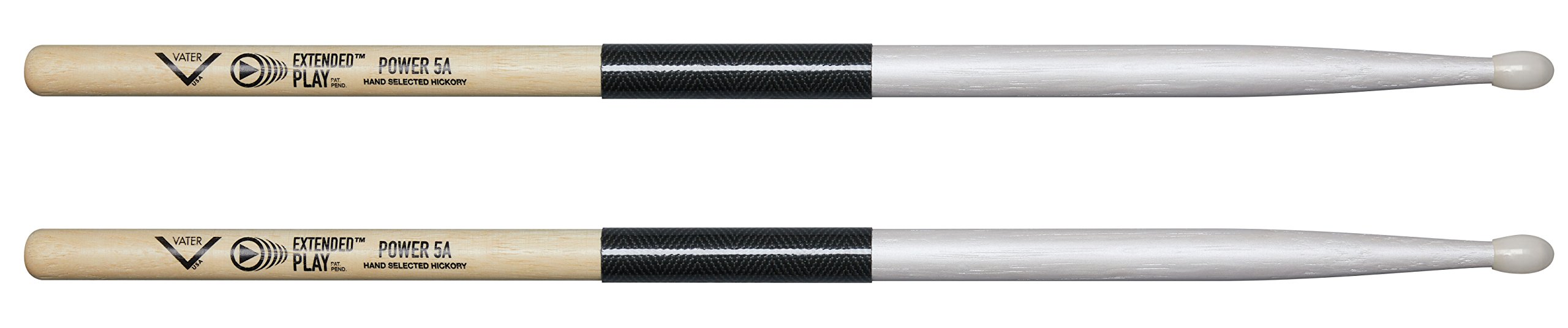 Vater VEPP5AN Extended Play Series Power 5A Nylon Tip Drum Stick