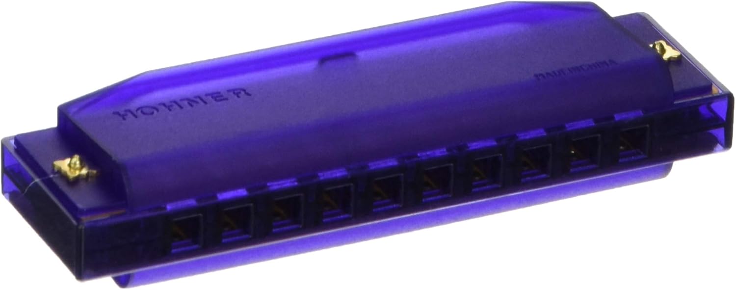 HOHNER Clearly Colorful Translucent Harmonica Purple