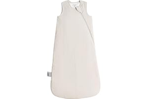 BubblePanda Rayon Made from Bamboo Sleep Sack 6-12 Months Supersoft Toddler Sleep Sack 1.0 Tog Breathable Baby Wearable Blanket with 2-Way Zipper Unisex Sleeping Bag for Babies