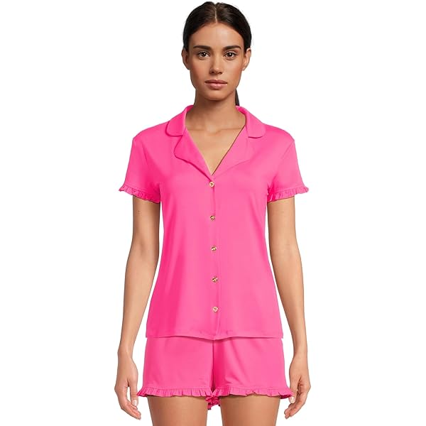 (取寄) リリー ピュリッツァー レディース パジャマ トップ Lilly Pulitzer women Lilly Pulitzer Valaine Pajama Top Passion Fruit Pink Lilly Pulitzer Women's Valaine Pajama Top, Passion Fruit Pink at