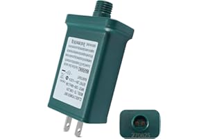 QNBES 29V 0.621A 18W Power Supply Class 2 Transformer TS-18WL29V Fit for LED String Light Holiday Lighting Christmas X-Mas Tree, 1/2in 12mm Right Positive Adapter, Raintight IP44 Plug Connector, 1Pcs