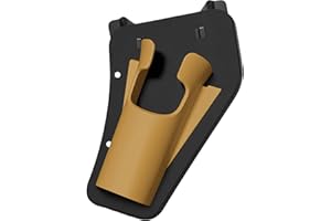 MYUDEGEAS Sliding-In Fishing Rod Holder Waist Belt – Hands-Free Rod Holster for Fly Fishing & Shore Fishing, Quick Release, Durable Adjustable Belt Clip Rod Holder for Outdoor Anglers, Gift for Fisherman