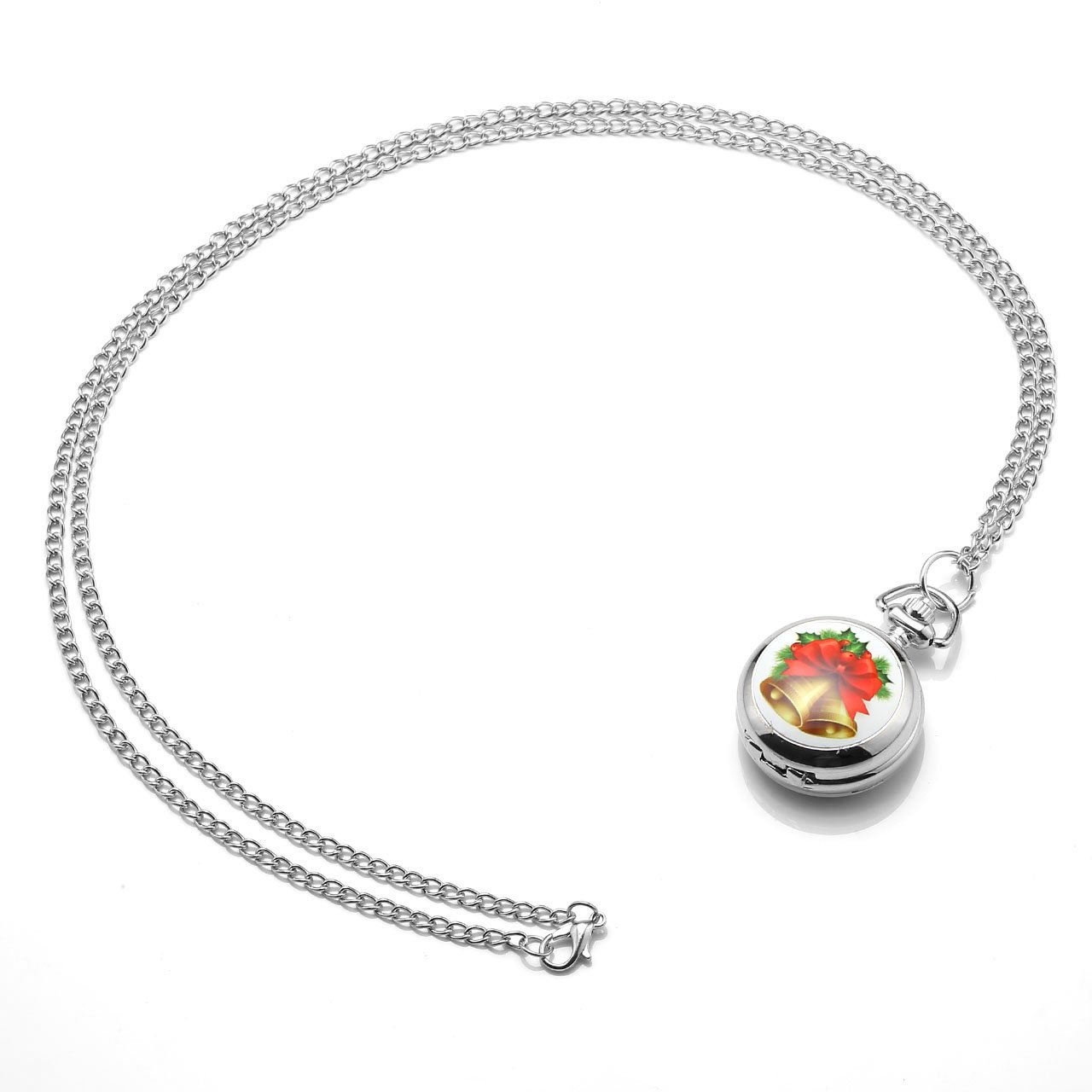 JSDDE Montres de Poche Montre Goussets Montre Simple Montre Vintage Cadeau pour la Fête de Noël